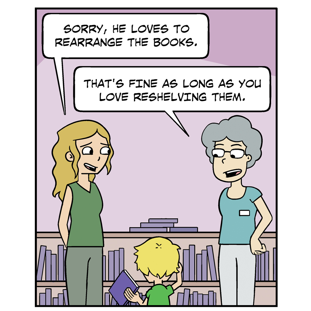 LibraryComic's tweet image. #librarylife