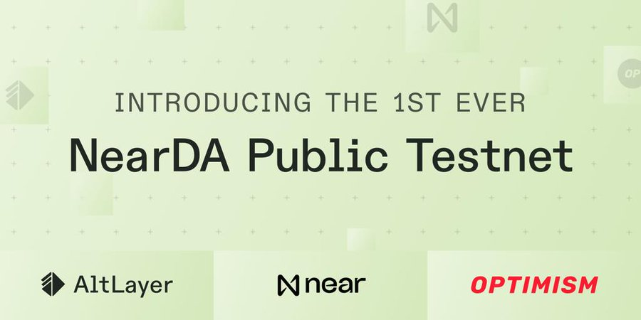 ARB_Universe's tweet photo. 🧿 @AILayerXYZ 1st ever @NEARProtocol's #NearDA public testnet in partnership with @nufflelabs, built on
@Optimism’s OP stack is now LIVE!
🧿The #Nuffle Fast Finality Layer (NFFL) provides a fast settlement layer leveraging EigenLayer that allows participating networks to quickly access information from other networks
🔽 VISIT
https://t.co/0QVJLhM5Tm
#ARB_Universe