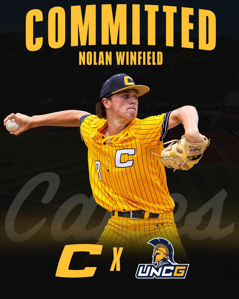 Canes Baseball (@thecanesbb) on Twitter photo Canes 2025 RHP <a href="/NolanWinfield27/">Nolan Winfield</a> (D.H. Conley, North Carolina) has committed to UNC Greensboro!
#TheCanesBB | #Committed
#DifferentBrandOfBaseball Canes 2025 RHP <a href="/NolanWinfield27/">Nolan Winfield</a> (D.H. Conley, North Carolina) has committed to UNC Greensboro!
#TheCanesBB | #Committed
#DifferentBrandOfBaseball