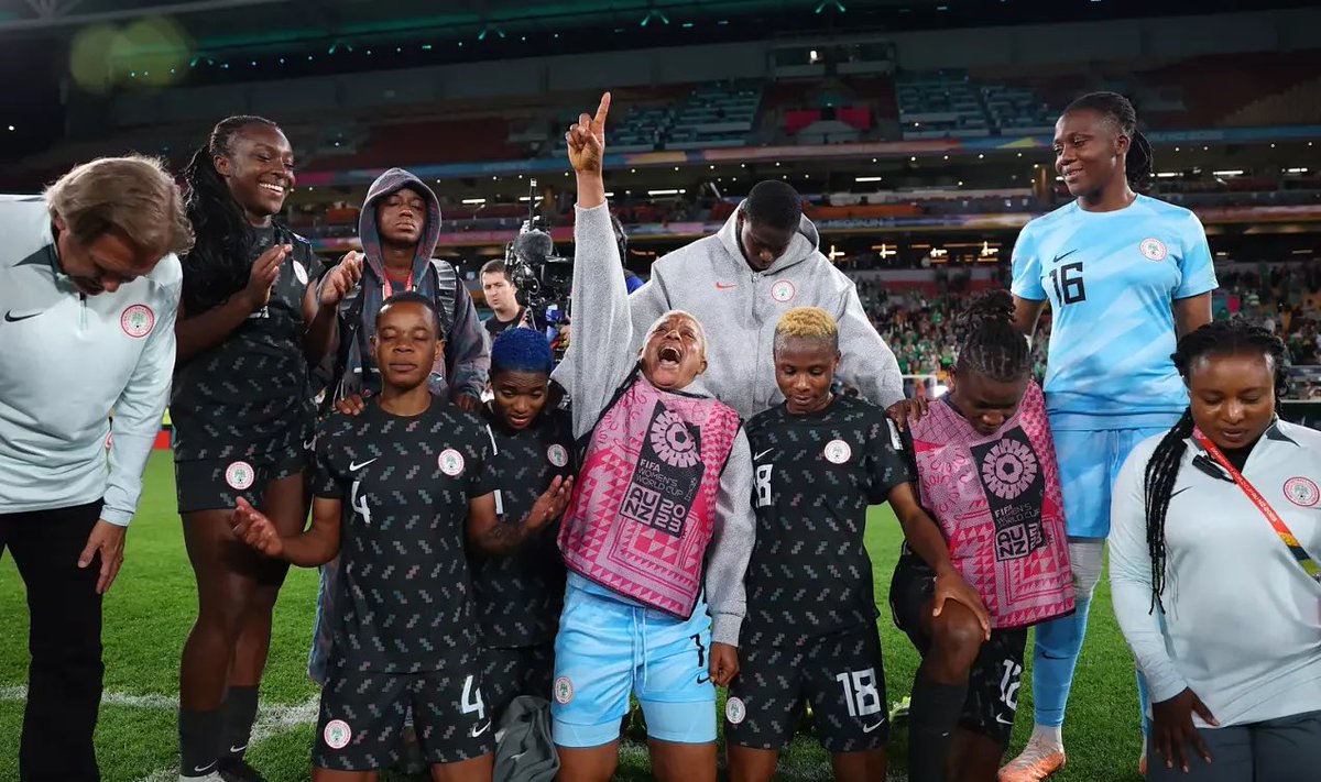 Bringing back this picture because…

It’s Super Falcons group stage final stop today. Are we feeling hopeful?🥹

#OlympicGames #Olympics #SoarSuperFalcons #Paris2024