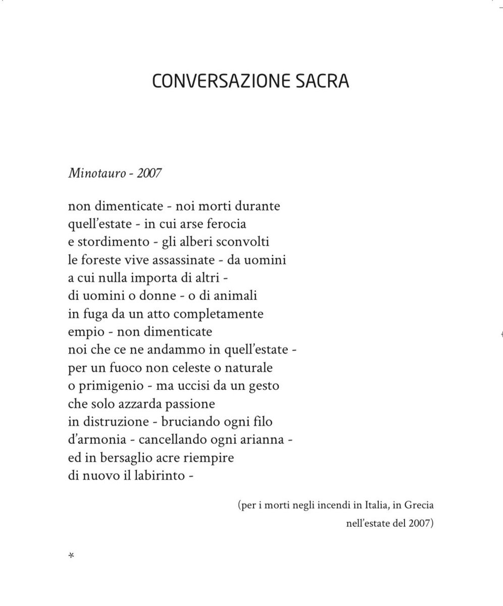 Liberariaed's tweet photo. Ci lasciava oggi, un anno fa, la grandissima poeta Anna Cascella Luciani.

La ricordiamo con una sua poesia, Minotauro, per non dimenticare. https://t.co/CvVrsb6M6S