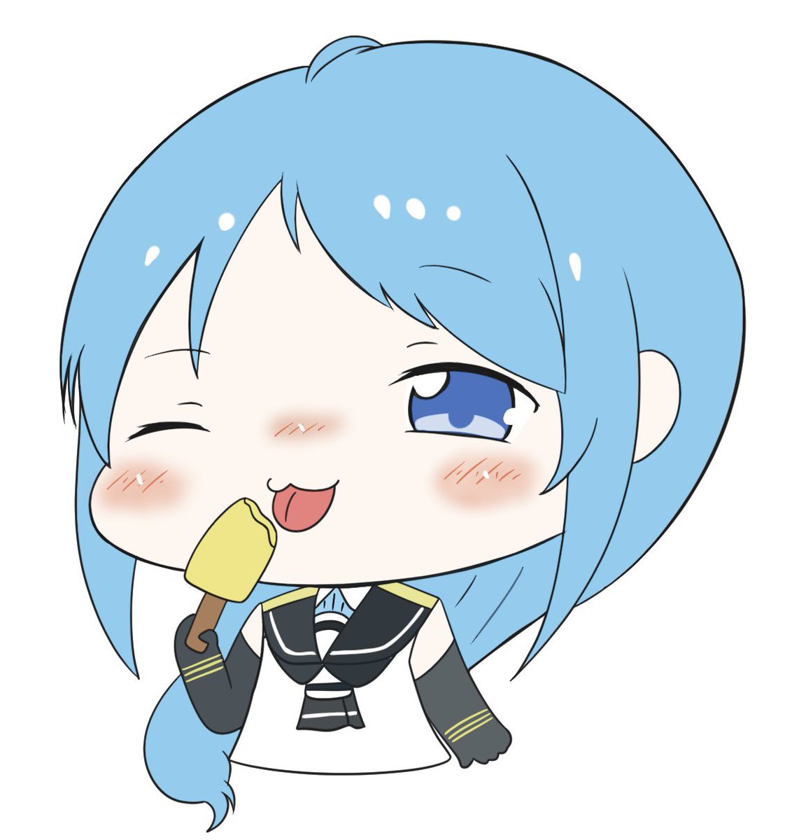 吹雪(艦隊これくしょん) ,時雨(艦これ) 「#絵柄が好みっていう人がいいねしてくれて嬉しくなりたい(`・ω・') 」|ちゃんぽん♨のイラスト