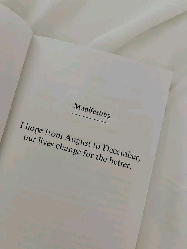 Manifesting 🙏