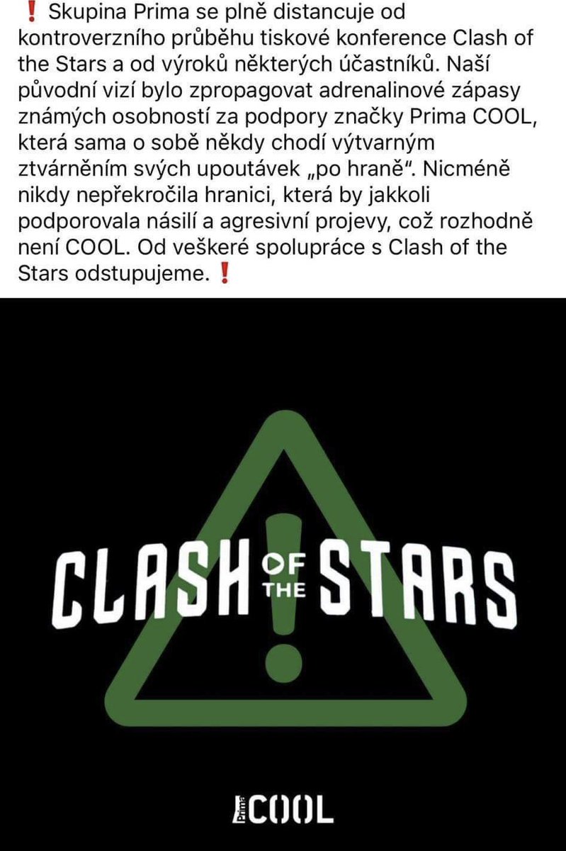 PTrbusek's tweet image. Prima rozvázala spolupráci s clashem👀 #clashofthestars #COTS