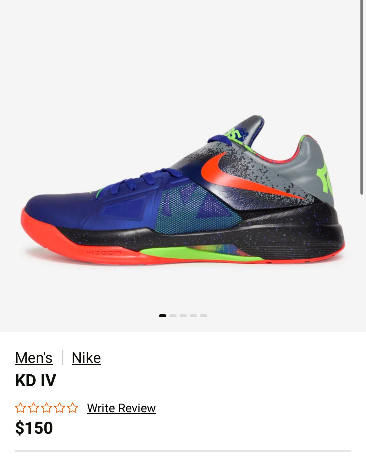 Kckd Notify on X KD 4 Nerf dropped early on Snipes Monitors picked up right away Retail 150 Resell 200 270 depending size Were you able to grab a pair of these https t pLK3aq4VPy