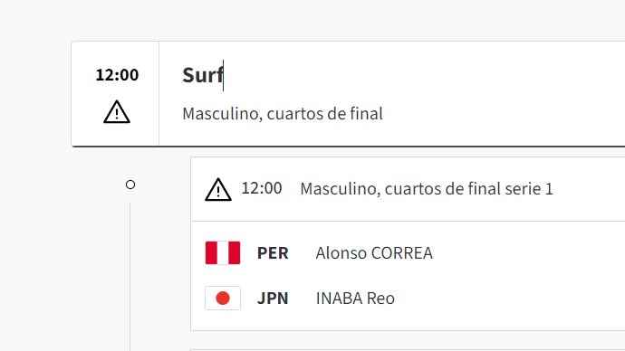 alesalgado's tweet photo. #Paris2024 Alonso Correa ya tiene fecha para disputar los cuartos de final, será este 1 de agosto desde las 12:00pm (hora peruana) #Surfing 

Todo se disputa mañana, esto son los horarios:

 4:48 pm - Semifinales
7:12 pm -Por el bronce:
8:34 pm -final 

ARRIBA PERÚ 🙌 https://t.co/vC7IOu5YA1