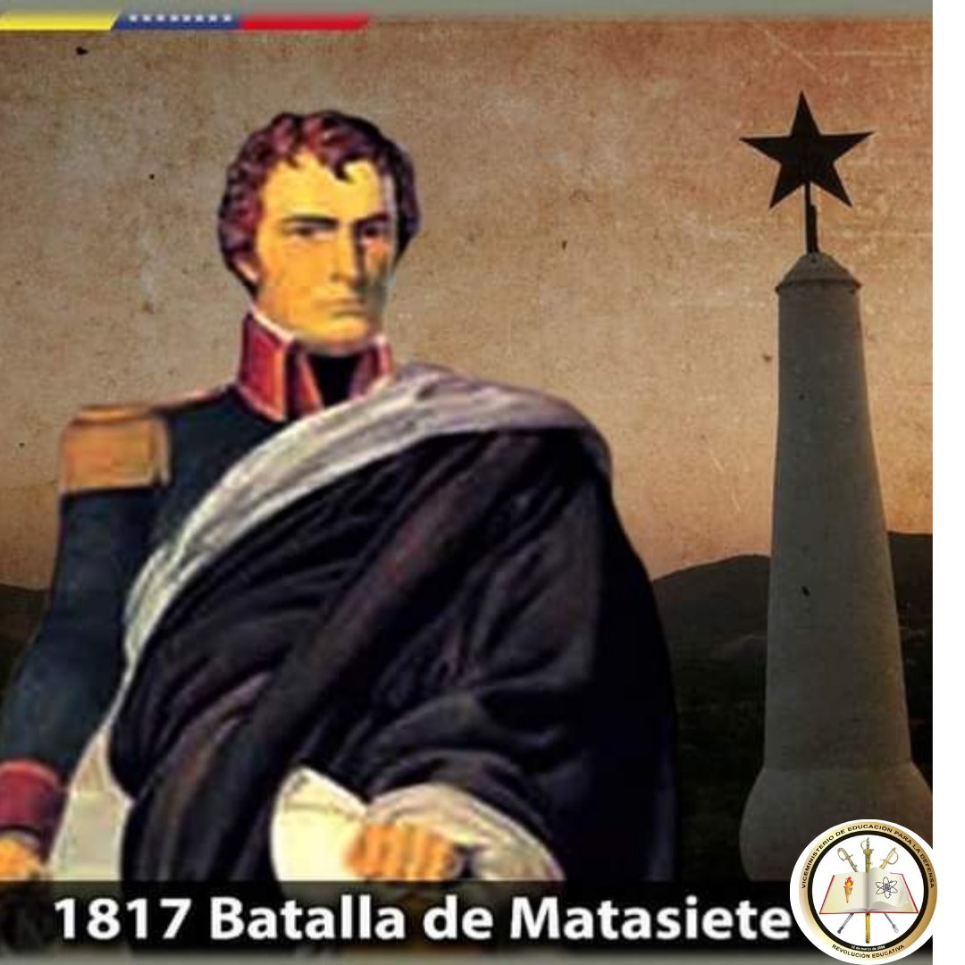 VICEDU_MPPD's tweet photo. #31Jul // Al cumplirse 207 años de la Batalla de Matasiete, @VICEDU_MPPD rememora esta gesta histórica de la Patria, ejemplo de lucha, rebeldía y honor, con la cual se logró la libertad de la Isla de Margarita y marcó un hito innegable de triunfo popular sobre el imperio español. https://t.co/iuO2zpRpsw
