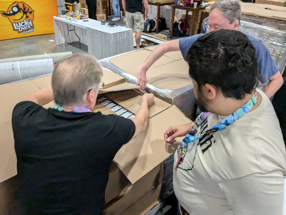 RTalsorianGames's tweet photo. Ever seen a creator see their hard work for the first time? Today we cracked open the very first box of Shadow Scar Starter Set, and Cody Pondsmith got to see them face to face.
The Starter Set can be picked up at @Gen_Con before anywhere else! Booth #249!
#ShadowScar https://t.co/I5fpBN0xCI