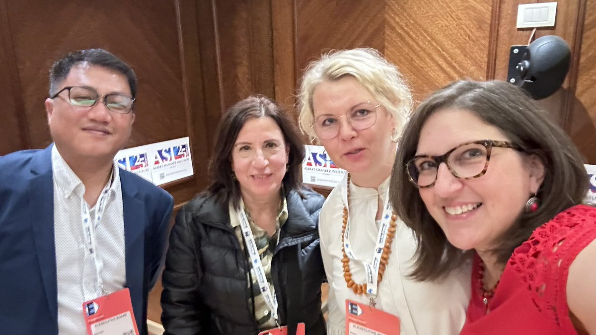 Mary Cathryn Ricker (@mcricker) on Twitter photo Albert Shanker co-founded <a href="/eduint/">Education International</a> and so it is a privilege for the <a href="/shankerinst/">Albert Shanker Institute</a> to participate in the 10th #EICongress starting with a conversation with <a href="/RaymondBasilio/">Raymond Basilio</a> from <a href="/actph1982/">ACT Philippines</a> @MaFinnern of @gew_bund & Manuela Mendonça of <a href="/fenprof/">FENPROF</a> on Global Threats from the Hard Right. Albert Shanker co-founded <a href="/eduint/">Education International</a> and so it is a privilege for the <a href="/shankerinst/">Albert Shanker Institute</a> to participate in the 10th #EICongress starting with a conversation with <a href="/RaymondBasilio/">Raymond Basilio</a> from <a href="/actph1982/">ACT Philippines</a> @MaFinnern of @gew_bund & Manuela Mendonça of <a href="/fenprof/">FENPROF</a> on Global Threats from the Hard Right.