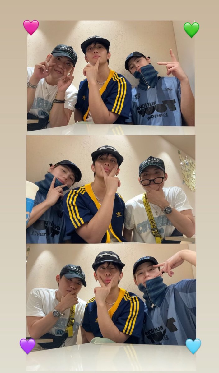 240731 Sungwoon posted on instastory with Woojin &amp; Jinyoung 🤭 #하성운 #박우진 #배진영 

#WANNABOND #WannaOne #워너원