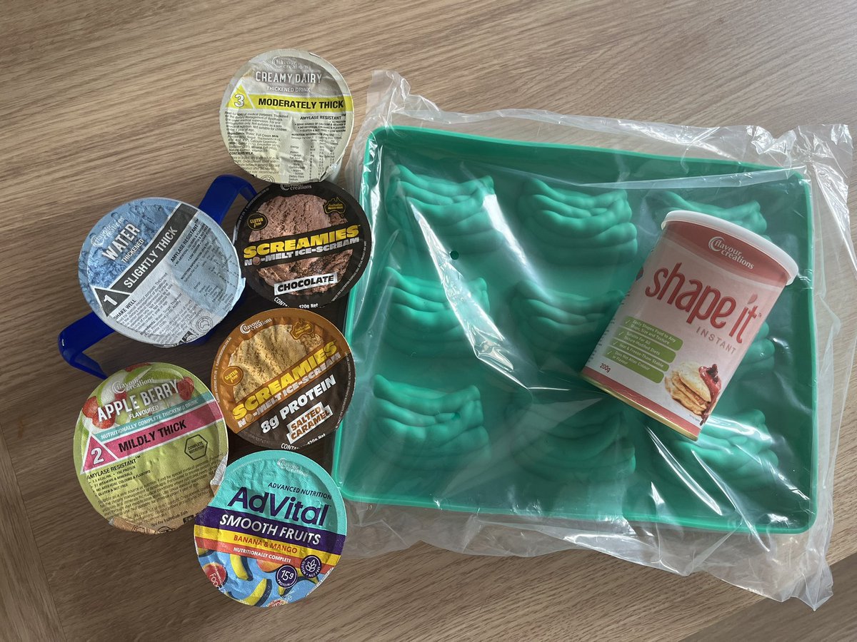 Exciting! 

I’ve just received a sample package from Albany Products ✨

It’s always great to know that there are products available for those with Dysphagia, aside from pre-prepared meals.

I’m sure the no-melt ice cream will go down a treat with those on thickened liquids!!🍦