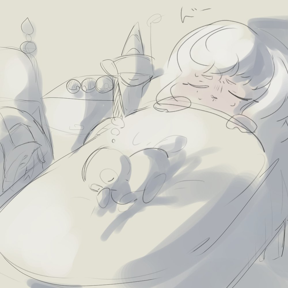 aq037's tweet photo. @ortr_susyen 
全然来れてなかったので、腹の上にポリちゃん乗っけときました

テスト終わったら復活します🛌 https://t.co/AZfRosfPSe