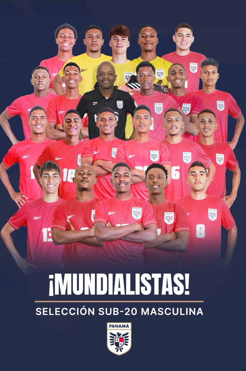 Muchas felicidades a todos por la clasificación al Mundial Sub-20. Vamos 🇵🇦