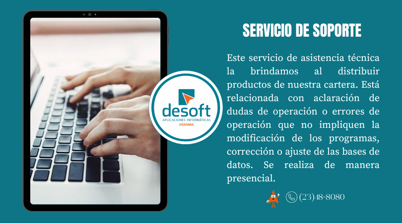 GranSoftCuba's tweet photo. En #DesoftGranma brindamos el servicio de Implementación y Soporte de Servidores de forma confiable y profesional. No dude en contactarnos. 📷(23)48-1786
#CubaPorLaTransformacionDigital https://t.co/BCc7zerZd6