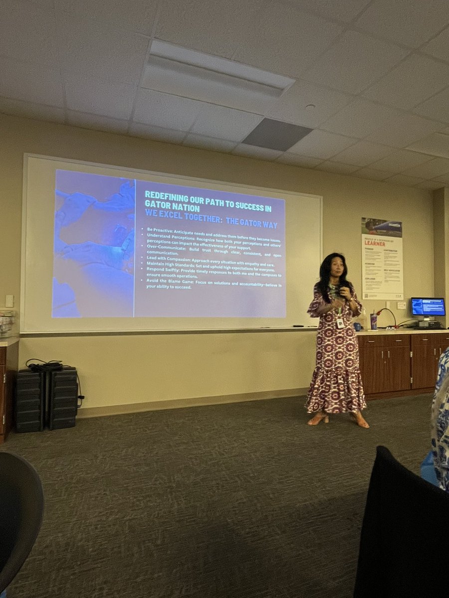 Jacquelyn Kennedy (@jackenn27) on Twitter photo It is the BEST time to be in #GatorNation! 🐊 Let’s go…lead with compassion. ❤️
“Your values connect you to others.” - <a href="/DrBrownEDU/">Rebecca Brown</a> It is the BEST time to be in #GatorNation! 🐊 Let’s go…lead with compassion. ❤️
“Your values connect you to others.” - <a href="/DrBrownEDU/">Rebecca Brown</a>
