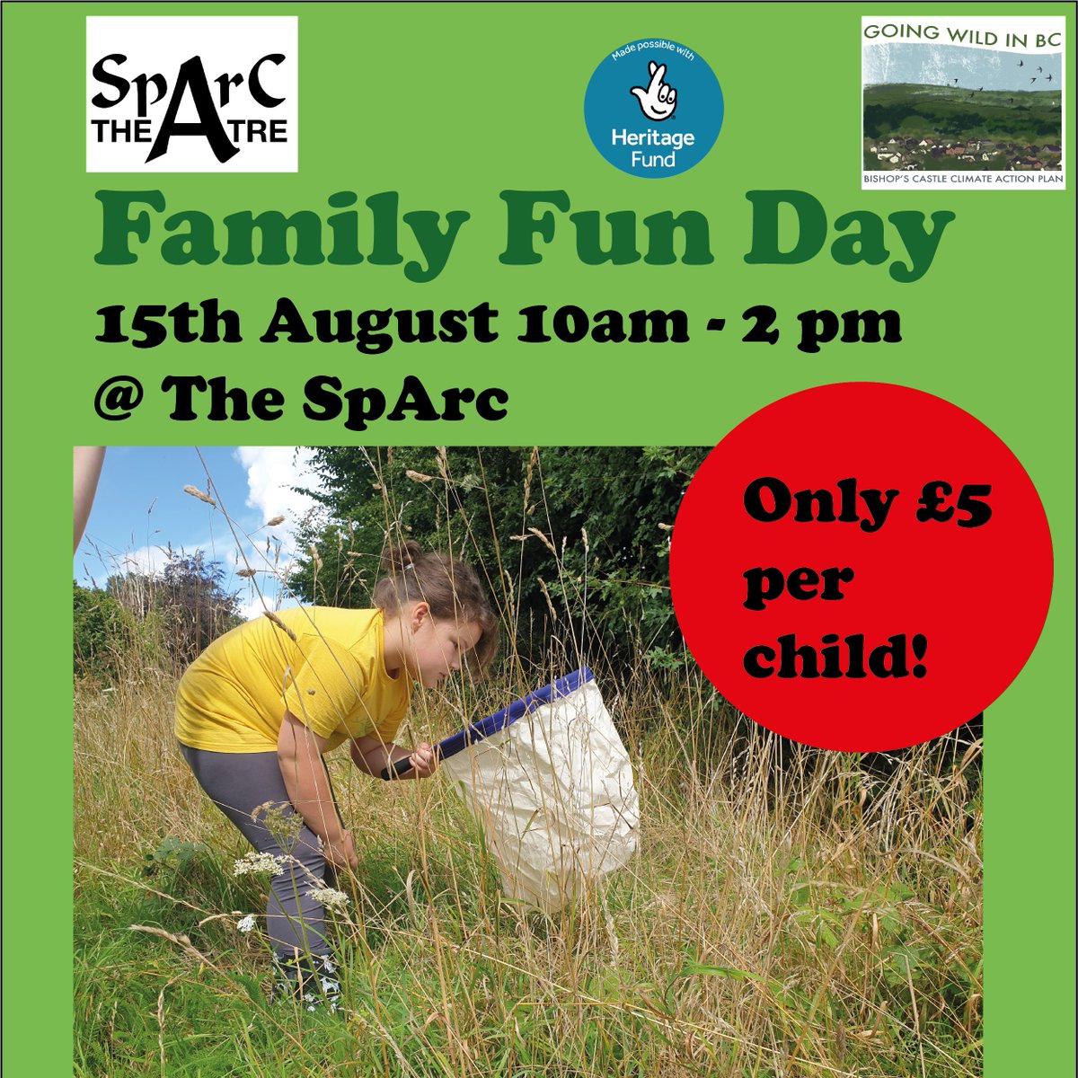Come join us this summer on our Family Fun Day <a href="/SpArc/">Sparc</a>! All ages are welcome, under 7's must be accompanied by an adult. Just click the link below to register, but hurry, places are limited! Email Dan for details at goingwild@lightfootenterprises.org sparctheatre.co.uk/event/going-wi…
