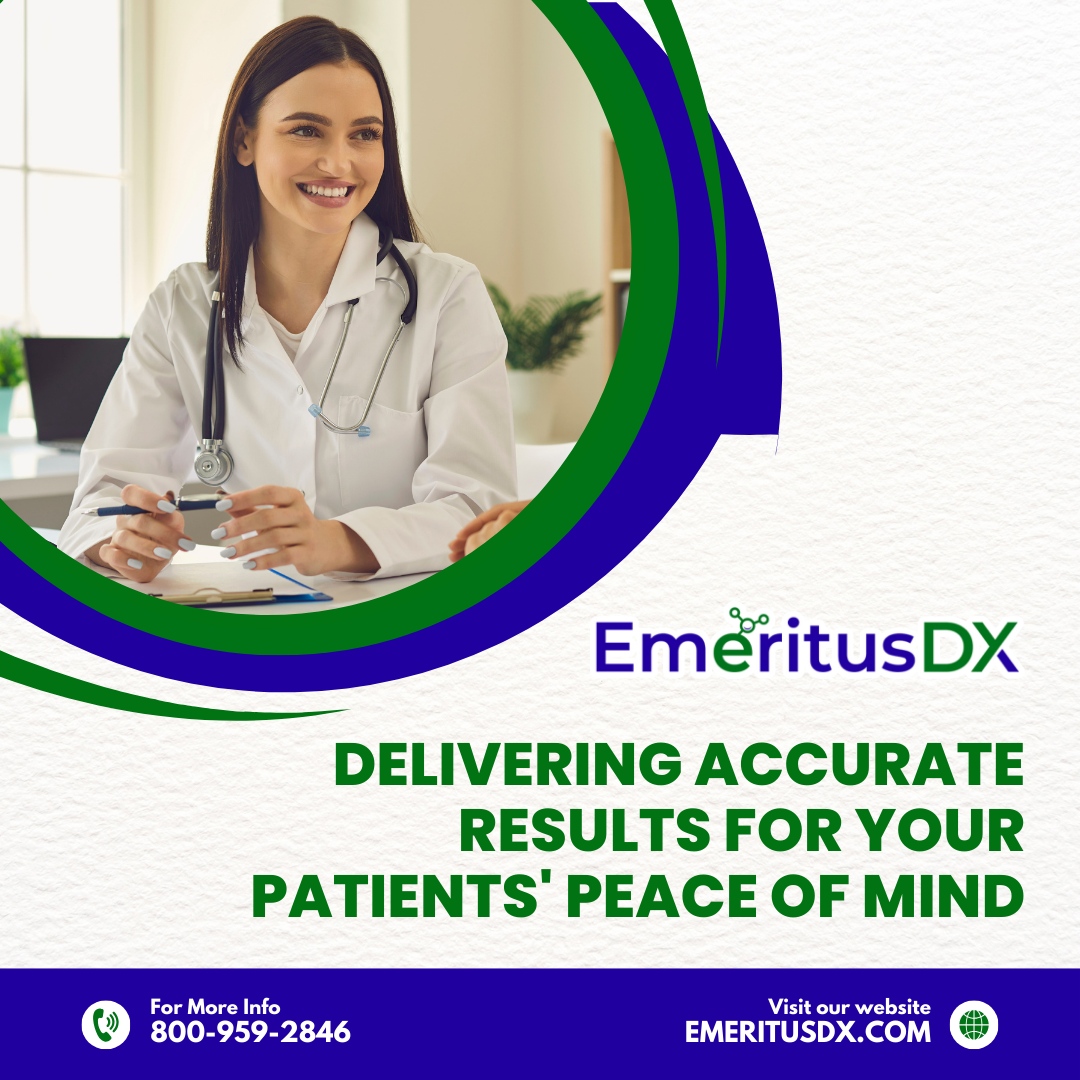 EmeritusDX's tweet photo. At EmeritusDx, we prioritize accuracy in every diagnostic test we perform. 

#innovativetesting #earlydetection #empoweryourhealth #savelives #wellnessjourney #womenshealth #bladdercancerawareness #cervicalfish #proactivehealth #gilabtesting #healthtech #diagnosticexcellence https://t.co/h1ZBetxbQo