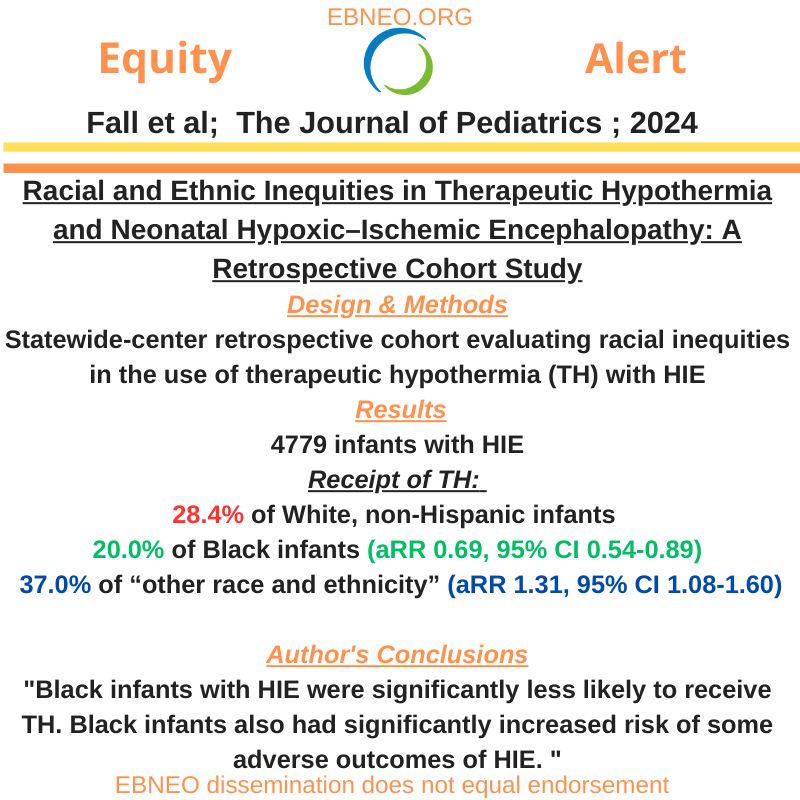Evidence-Based Neo (@ebneo) on Twitter photo Fall et al. examine racial inequities and outcomes in the receipt of therapeutic hypothermia in infants with HIE <a href="/JPediatr/">JournalofPediatrics</a>
buff.ly/4frHbAH
#ebneoalerts #equity4babies #EBNEOEquityAlerts #neotwitter #neoEBM Fall et al. examine racial inequities and outcomes in the receipt of therapeutic hypothermia in infants with HIE <a href="/JPediatr/">JournalofPediatrics</a>
buff.ly/4frHbAH
#ebneoalerts #equity4babies #EBNEOEquityAlerts #neotwitter #neoEBM