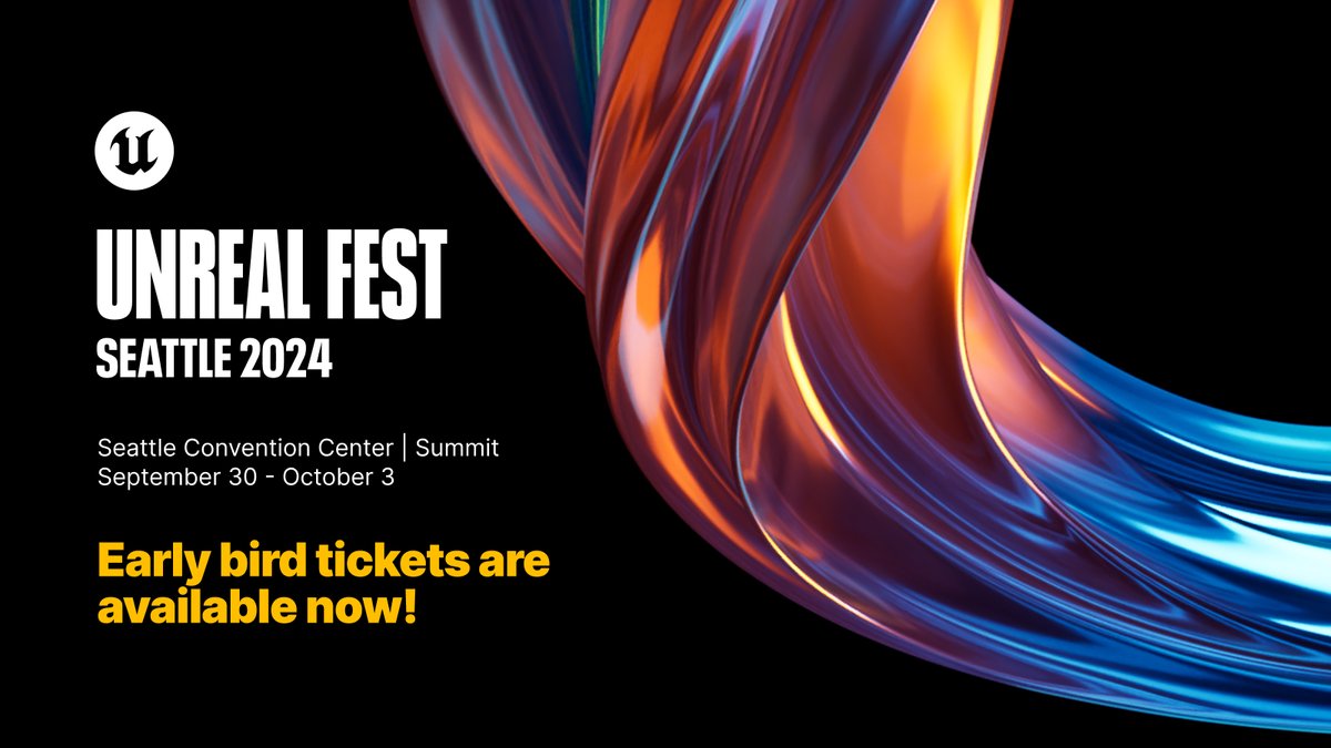 Calling all early birds! 🐦

Save $50 on your Unreal Fest Seattle 2024 tickets and join us to forge connections, hone skills—and party like it’s 1999.

unrealengine.com/events/unreal-…