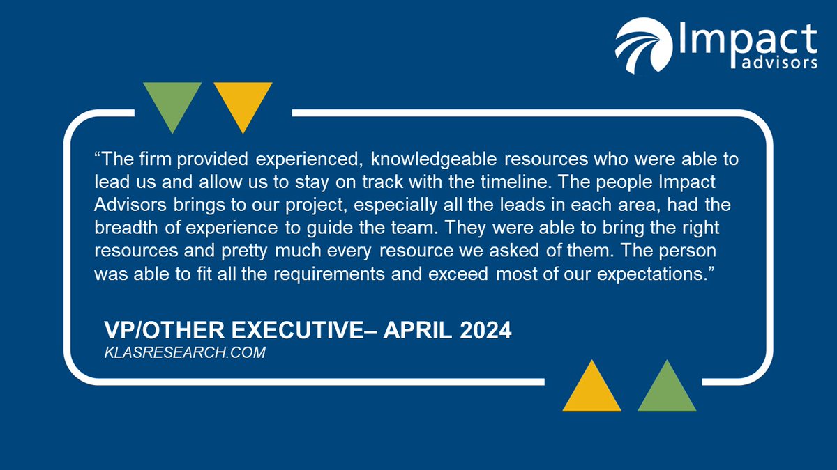 Impact Advisors tweet media