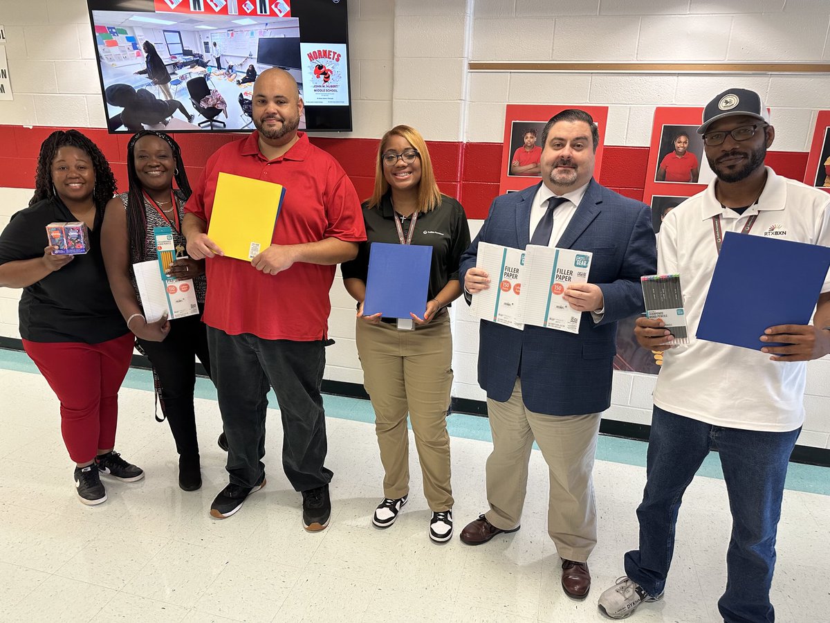 Hubert Middle School (@onenestonesoul) on Twitter photo Thank you <a href="/CollinsAero/">Collins Aerospace</a> for donating much needed school supplies to our Hornet scholars! #OneNestOneSoul 📚🚌📝🏫 Thank you <a href="/CollinsAero/">Collins Aerospace</a> for donating much needed school supplies to our Hornet scholars! #OneNestOneSoul 📚🚌📝🏫