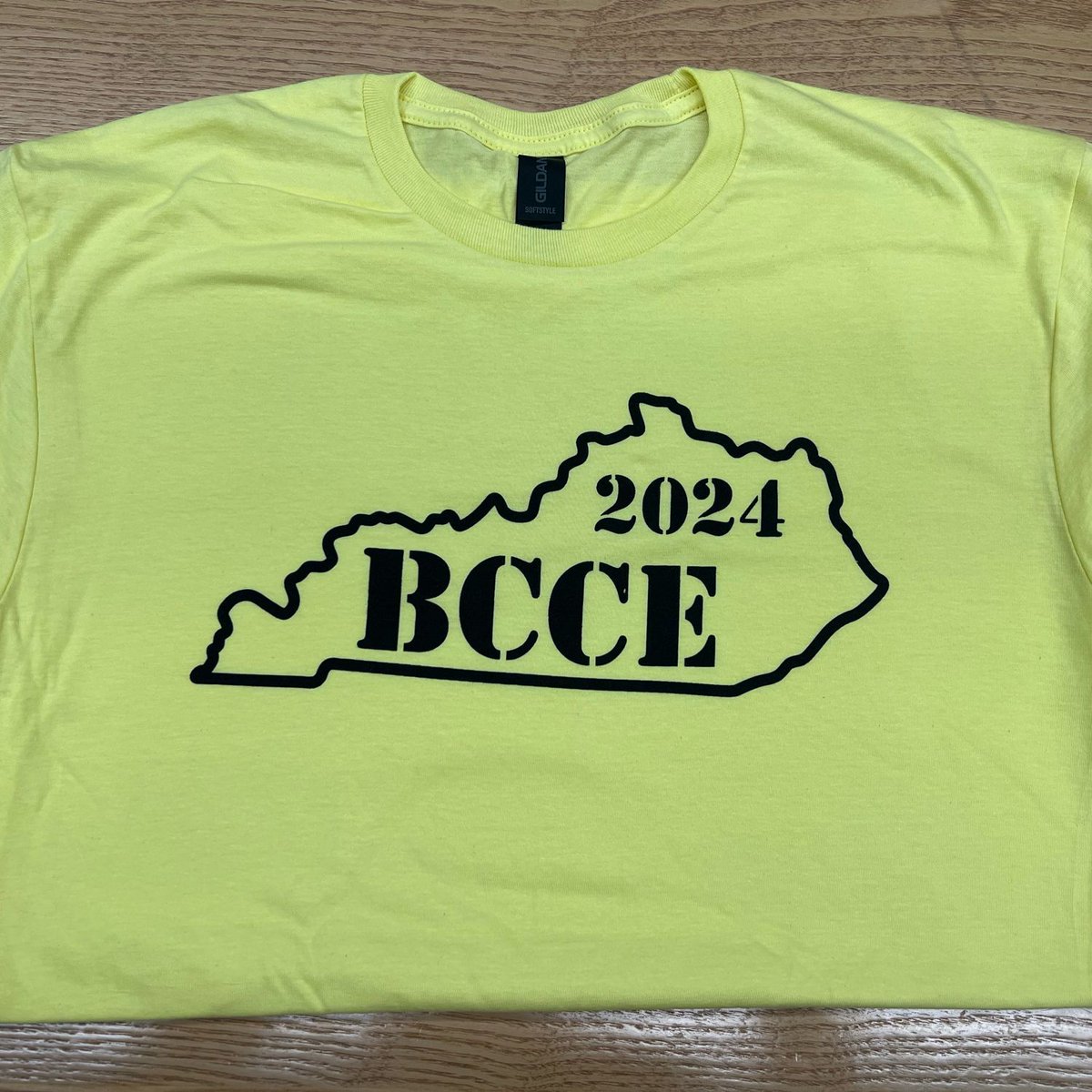 We have extra yellow #BCCE2024 shirts for sale in Room 231 of Gatton Student Center starting at noon today. $5 (payment by credit card only). First come, first served. No holds.