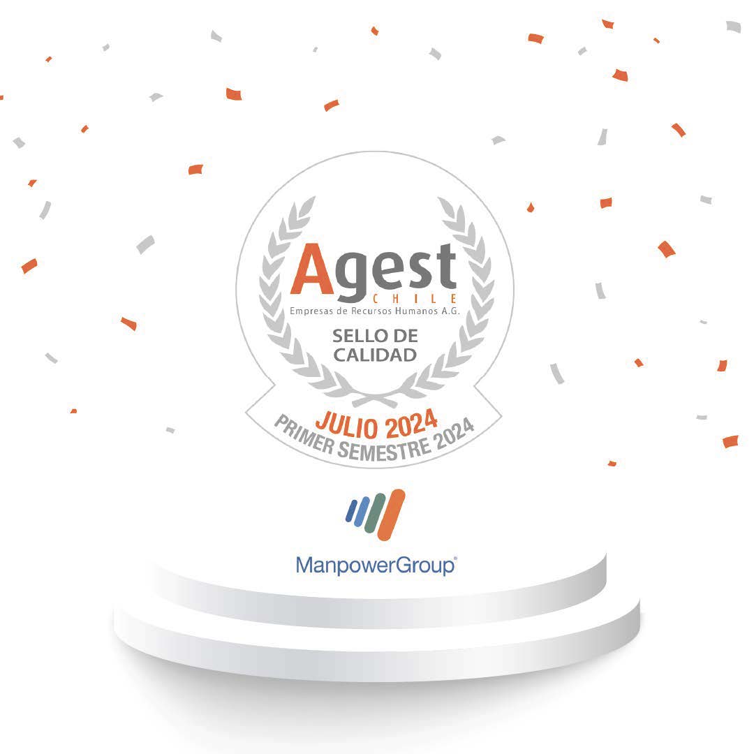 ManpowerGroupCL's tweet image. ¡#ManpowerGroupChile obtiene el 𝗦𝗲𝗹𝗹𝗼 𝗱𝗲 𝗖𝗮𝗹𝗶𝗱𝗮𝗱 𝗔𝗚𝗘𝗦𝗧 𝗣𝗿𝗶𝗺𝗲𝗿 𝗦𝗲𝗺𝗲𝘀𝘁𝗿𝗲 𝟮𝟬𝟮𝟰! 🏅

Esta distinción es otorgada por @agest_chile, la cual representa y reúne a las mejores empresas prestadoras de servicios en RR.HH. amparadas por la Ley Nº 20.123.