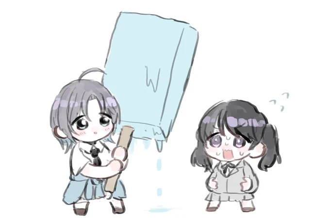 小糸ちゃんいっしょに食べよでっかいアイス 