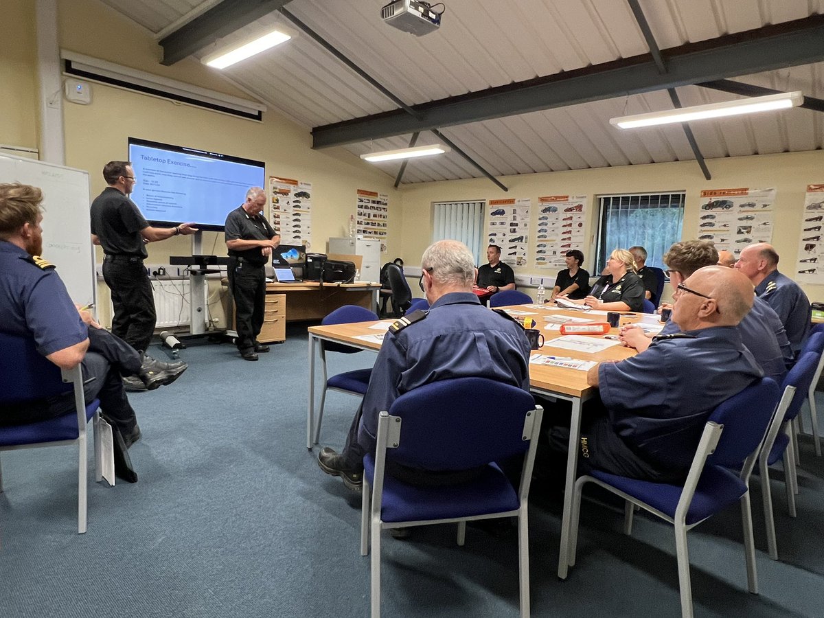 Suffolk Fire & Rescue Service (@suffolkfire) on Twitter photo Yesterday evening specialist officers and our new control managers joined colleagues from <a href="/HMCoastguard/">HM Coastguard</a> at Saxmundham fire station to discuss our multiagency response to coastal and water related incidents. Further joint training and exercises are planned #coastguard #multiagency Yesterday evening specialist officers and our new control managers joined colleagues from <a href="/HMCoastguard/">HM Coastguard</a> at Saxmundham fire station to discuss our multiagency response to coastal and water related incidents. Further joint training and exercises are planned #coastguard #multiagency