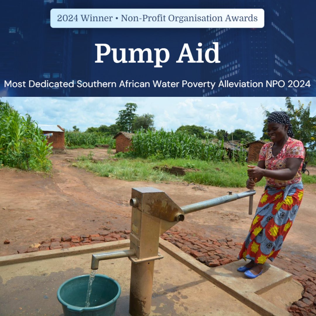 We're thrilled to announce that Pump Aid has been awarded the title of "Most Dedicated Southern African Water Poverty Alleviation NPO 2024" at the Non-Profit Organisation Awards hosted by Acquisition International! 🌍
#NonProfitAwards #CommunityImpact #SustainableDevelopment