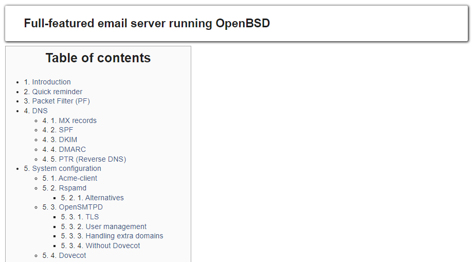 wesley974's tweet photo. #sysadmin
Full-featured email server running #OpenBSD
👉https://t.co/PmwdhRLfDR https://t.co/kBoFTsn4ke