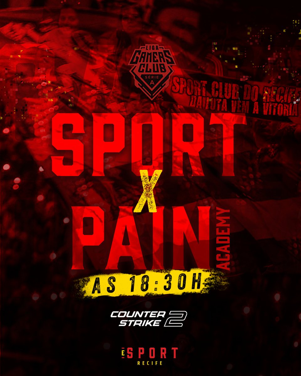 eSports Recife (@esportsrecife) on Twitter photo QUARTA É DIADE #LeõesDoCS EM AÇÃO!
🏆 ESEA League
🆚Ex-EST
⌚️15h30
🏆 Série A
🆚 <a href="/paiNGamingBR/">paiN Gaming</a> Academy
⌚️18h30
#VamosLeão QUARTA É DIADE #LeõesDoCS EM AÇÃO!
🏆 ESEA League
🆚Ex-EST
⌚️15h30
🏆 Série A
🆚 <a href="/paiNGamingBR/">paiN Gaming</a> Academy
⌚️18h30
#VamosLeão