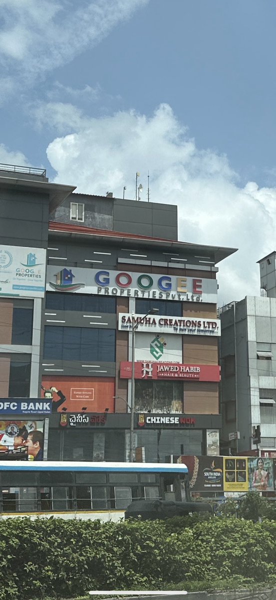 Innovative, they gave lawyers a mini heart attack, and yet they avoided any copyright claims. Saw this today in Hyderabad, India.