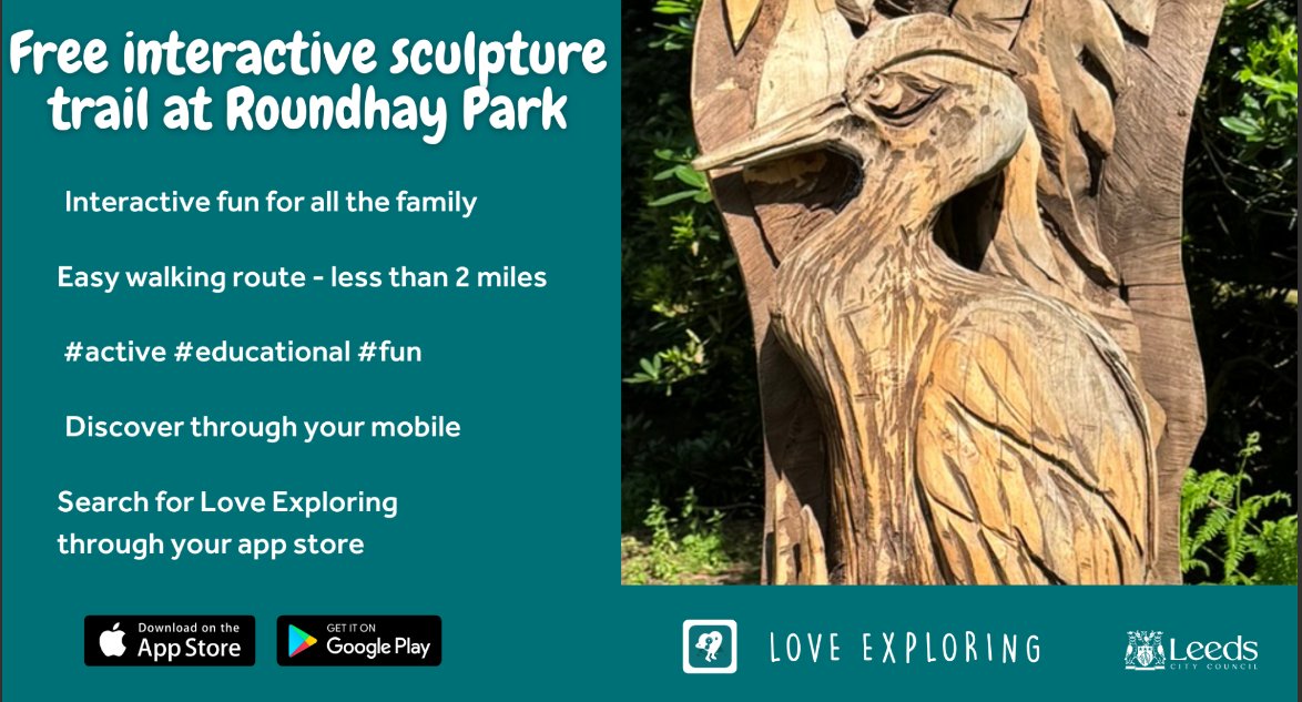 Summer fun at Roundhay Park! 
Visit the FREE interactive sculpture trail, fun for all the family 😀
