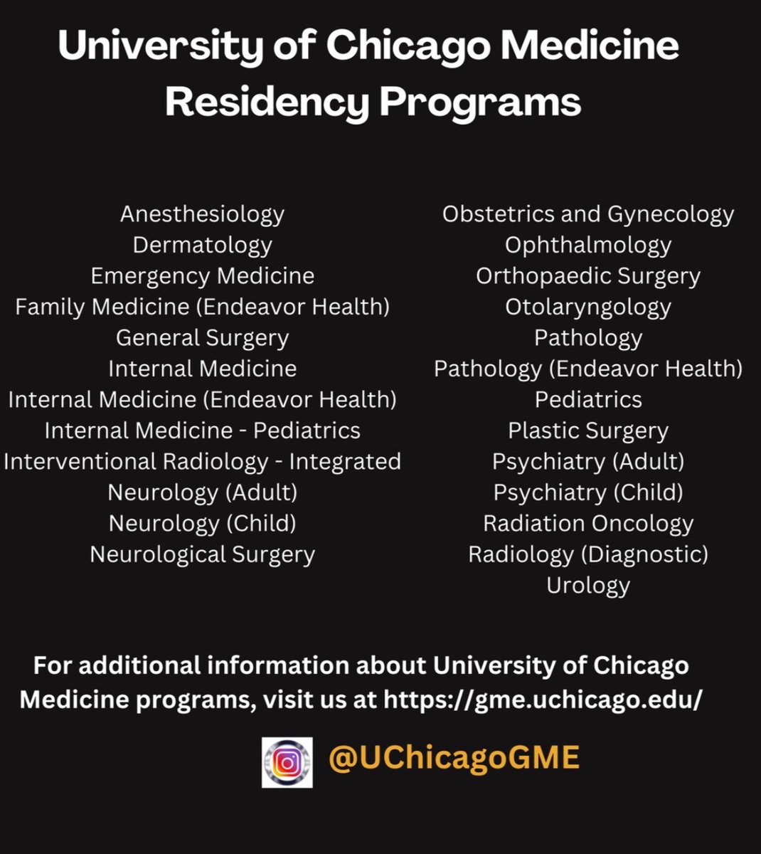 UChicago Pritzker School of Medicine (@uchipritzker) on Twitter photo Medical Students!!!
Join us for the University of Chicago Medicine Virtual Showcase on Thursday, August 22nd at 7:00pm (Central). Discover why <a href="/UChicagoMed/">UChicago Medicine</a> is a top choice for residency!
Register here: lnkd.in/gtGErAPU
Questions? Contact gmeoffice@uchicagomedicine.org Medical Students!!!
Join us for the University of Chicago Medicine Virtual Showcase on Thursday, August 22nd at 7:00pm (Central). Discover why <a href="/UChicagoMed/">UChicago Medicine</a> is a top choice for residency!
Register here: lnkd.in/gtGErAPU
Questions? Contact gmeoffice@uchicagomedicine.org