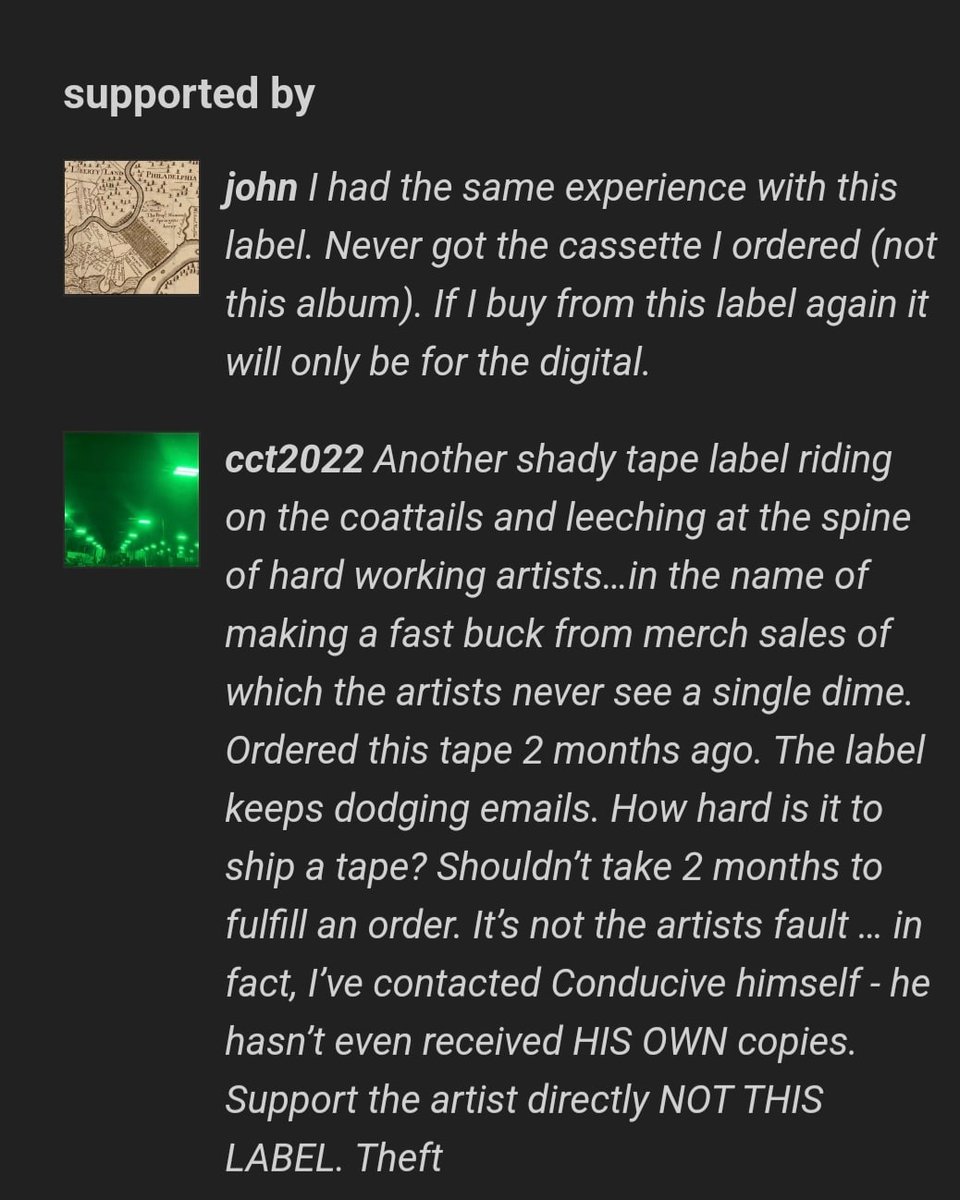 I've been meaning to post about this for a long time, but I just haven't been able to summon the energy...

I recently decided to have all my music removed from Veinte33 Records, and sever all my ties with the label.