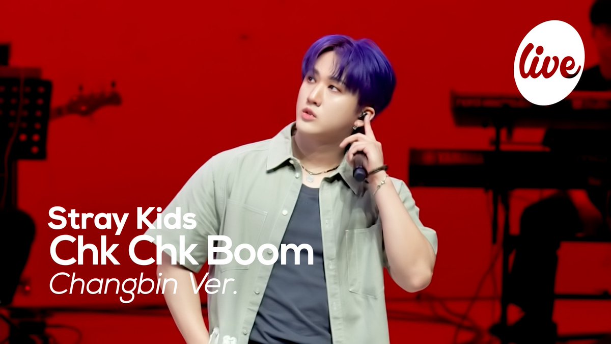 After watching the 'Chk Chk Boom (Band Ver.)', you'll also be treated to a fancam that focuses solely on me, aptly named Changbin ver. You can see me singing with all the attention on me. Check out it now on <it’s Live> TikTok!