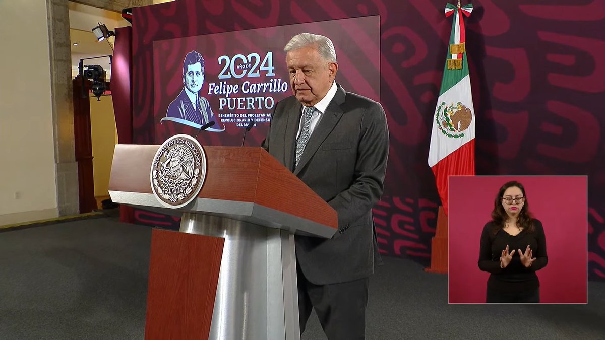 🛑 ÚLTIMAHORA: AMLO anuncia que México no participará en reunión de la OEA para abordar elecciones en Venezuela; “Hay una  actitud de parcialidad”, acusa 
eluniversal.com.mx/nacion/la-mana…