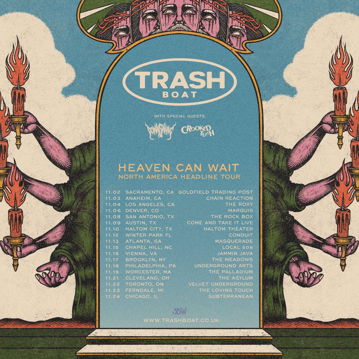 Fuck this place, we’re going on tour 

W/ <a href="/TrashBoatUK/">Trash Boat</a> <a href="/downswingstyle/">DOWNSWING</a> 

11/2-11/24 in USA

tix onsale Friday, ya fuckin nerds