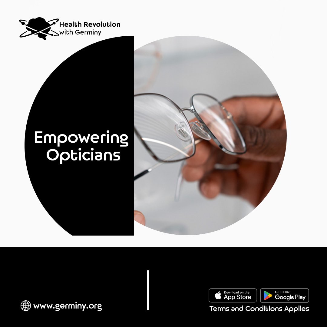 Germiny_Tech's tweet photo. Opticians play a crucial role in the healthcare system by providing eye care services that include fitting and dispensing corrective lenses, advising on eye health, and helping patients manage vision problems...read here - https://t.co/oNCPPHuFfe https://t.co/tZX2NFBmzq