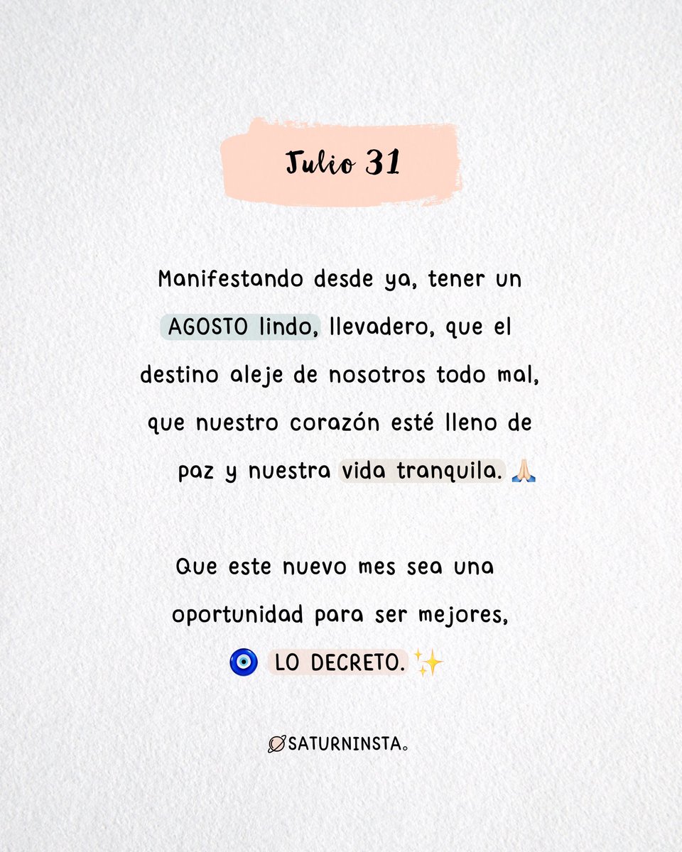 Lo decreto 🧿✨🙏🏻