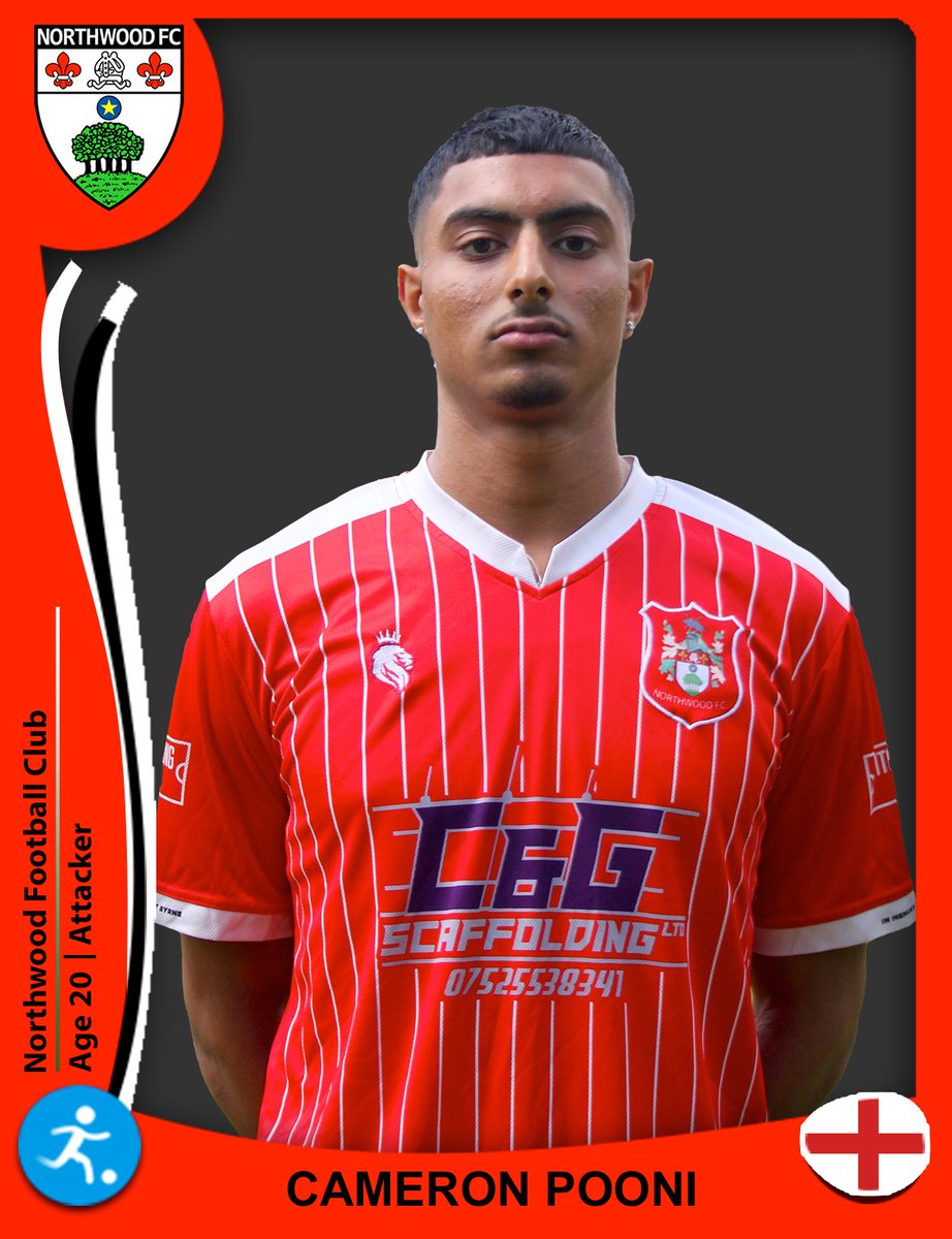 NorthwoodFC's tweet photo. First up today is young attacker @cxmerxn_11 who has impressed management during pre-season. He joins from @AcademyATFC and also played last season for @hartleywintney. Welcome to the Woods Cameron! 

📸 @jamesbrown333 
Graphic @CarchariasCrea 

#UptheWoods https://t.co/nd5ccQTAgR