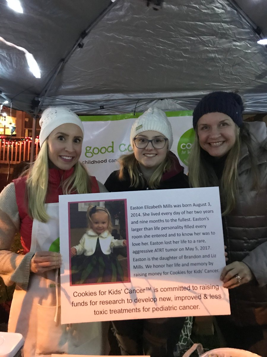 Remembering Tough Cookie Easton 💚
Writer and Mother, Liz Mills shares her story about searching for a purpose after the loss of her daughter, Easton. 
Read more here: bit.ly/rememberingeas…
.
#CookiesforKidsCancer #C4KC #ToughCookieEaston #CookiesForKids