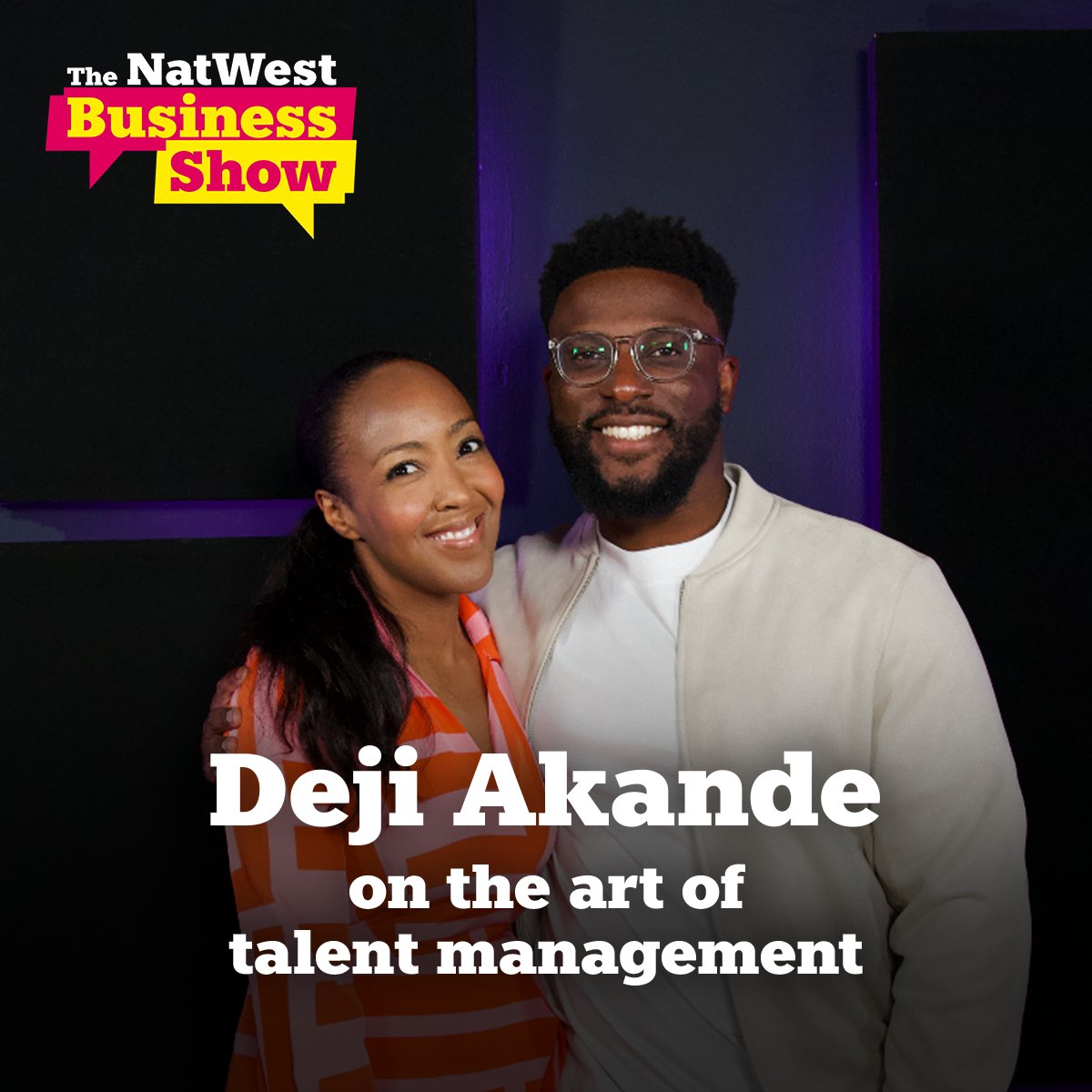 Episode three of the current series of the NatWest Business Show podcast stars sports agent Deji Akande. 

Deji talks to Angellica Bell all about the art of talent management. 

Tune in here: youtu.be/HYDIoEr4Ie8