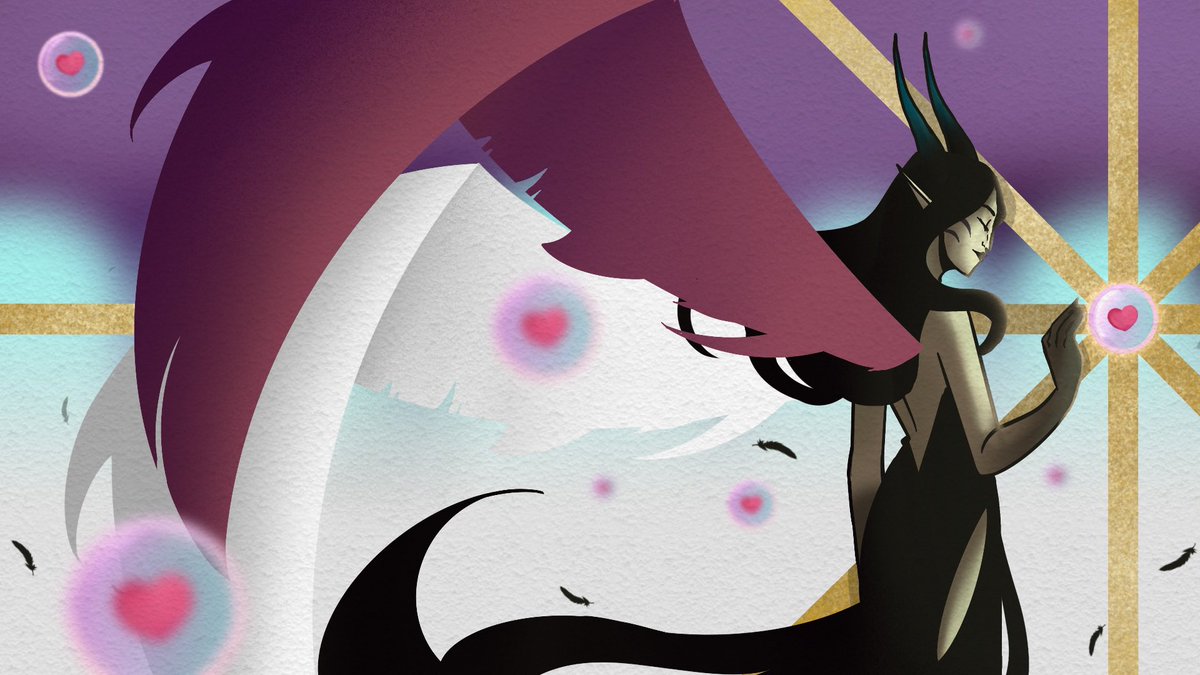 [ Dame Écho ] 

My piece for the <a href="/Dofus2Tofus/">Dofus to Tofus-Complete!</a> Fanzine, as a wallpaper, free to download! 

Check out the Zine and everyone’s wonderful work!
#Wakfu