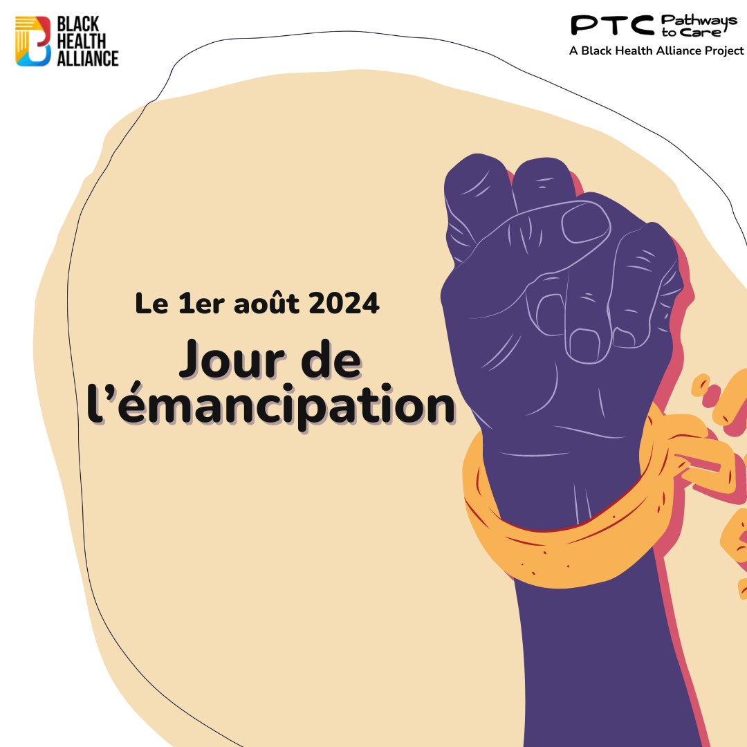 August 1st is Emancipation Day.  It marks the actual day in 1834 that the Slavery Abolition Act came into effect across the British Empire freeing over 800,000 enslaved Africans and their descendants in parts of the Caribbean, Africa, South America and Canada.
#EmancipationDay