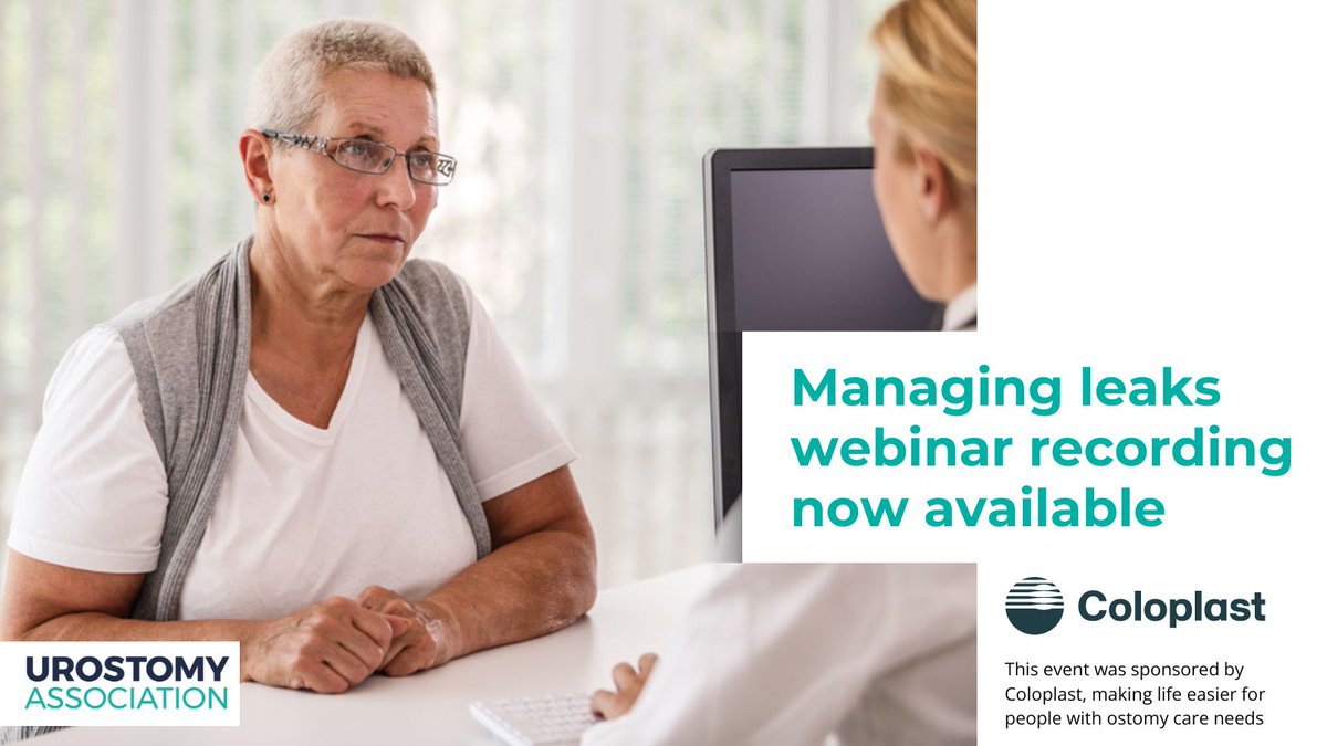 Worried about leakage with your #urostomy? Don’t miss the recording of our ‘Ask the Experts’ webinar exploring likely causes of leaks &amp; practical ways to minimise the chances of them happening. Thank you <a href="/Coloplast_UK/">Coloplast UK & Ireland</a> for kindly sponsoring this event. shorturl.at/UPN2U