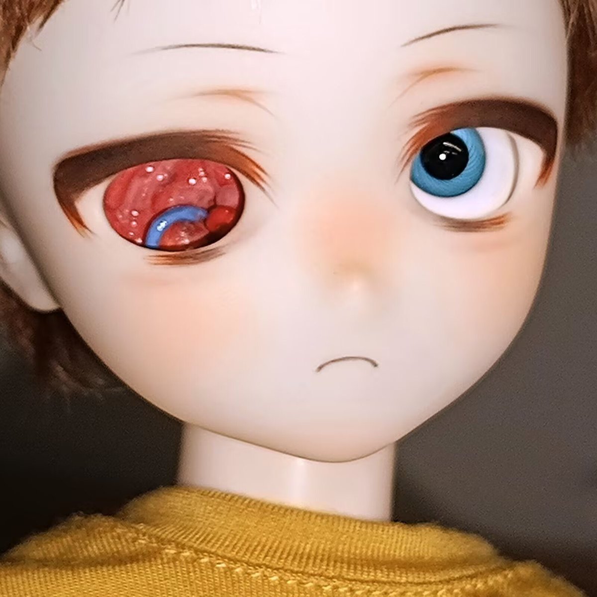Jasmine_mozi's tweet photo. 我制作了他的眼眶内部结构 https://t.co/DkOUEw72oJ