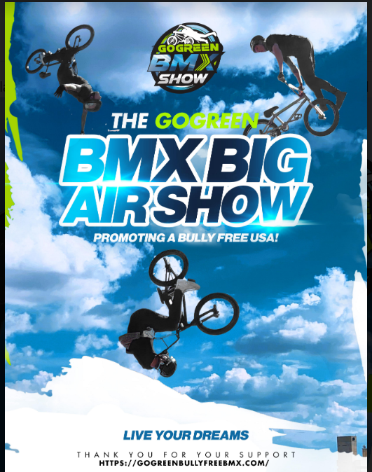 Check out the Go Green BMX Big Air Show at the Casey Park Skate Park on Thursday 8/1 at 2:30pm! Sign into the City of Auburn Summer Recreation Program before the show under the pavilion by the playground. Come enjoy an awesome family friendly show!!