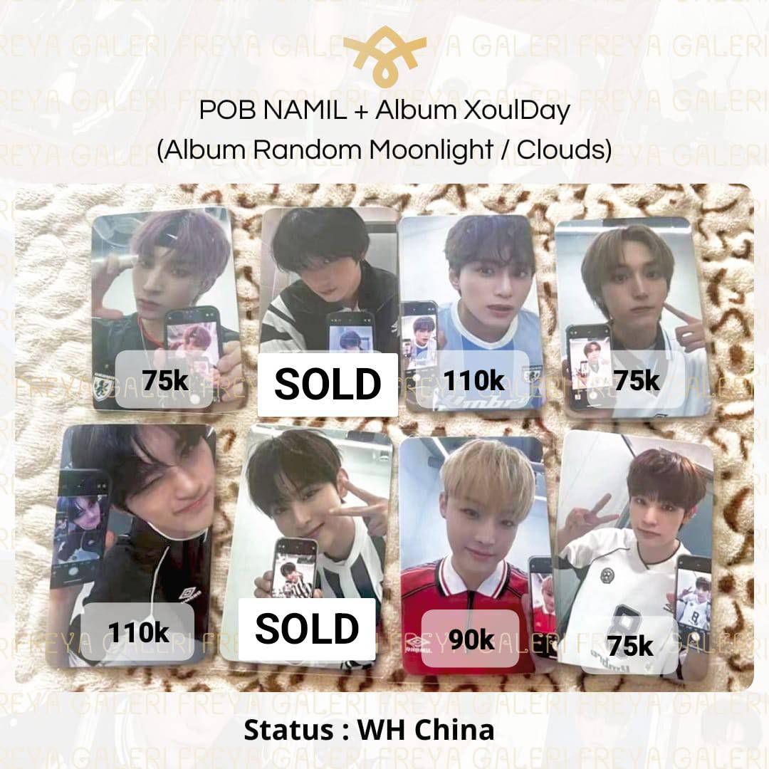 freyagaleri's tweet photo. #BATCH01 NAMIL MIRROR SELFIE
POB + Album XoulDay (Moonlight/Clouds Random)
Harga sudah bersih INA
Status :
WH China
Zayyan 110k
Leo 110k
Sing + 110k ❌SOLD❌
Hyunsik 90k ❌SOLD❌
Leo 90k
Beomsoo 75k
Wain 75k
Gyumin 75k
Rekapan :
on process
https://t.co/s8zGyEccB6
#XODIAC https://t.co/mgGQ5icReT